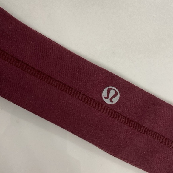 Lululemon maroon headband - Picture 2 of 4